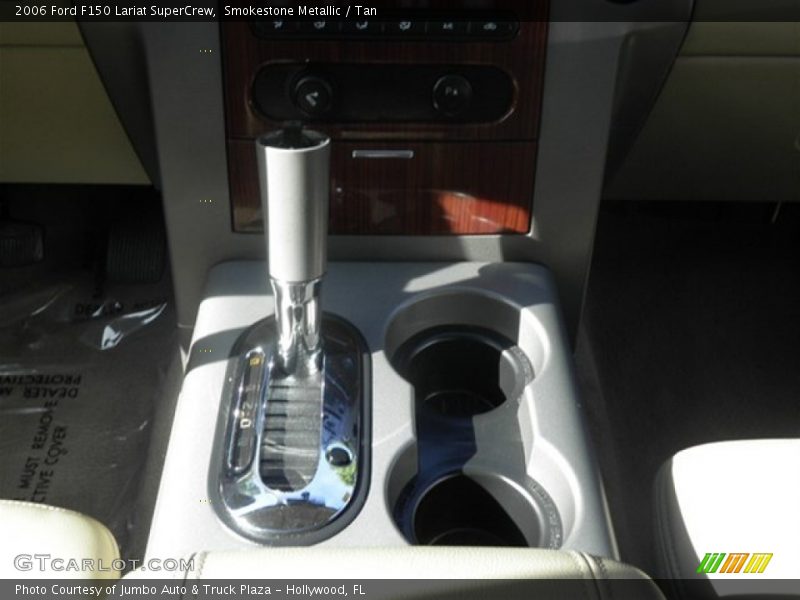 Smokestone Metallic / Tan 2006 Ford F150 Lariat SuperCrew