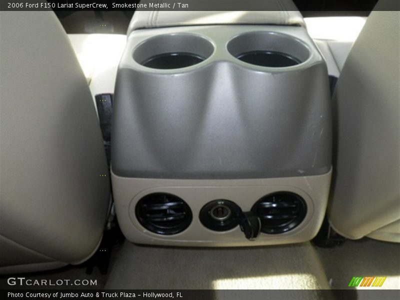 Smokestone Metallic / Tan 2006 Ford F150 Lariat SuperCrew