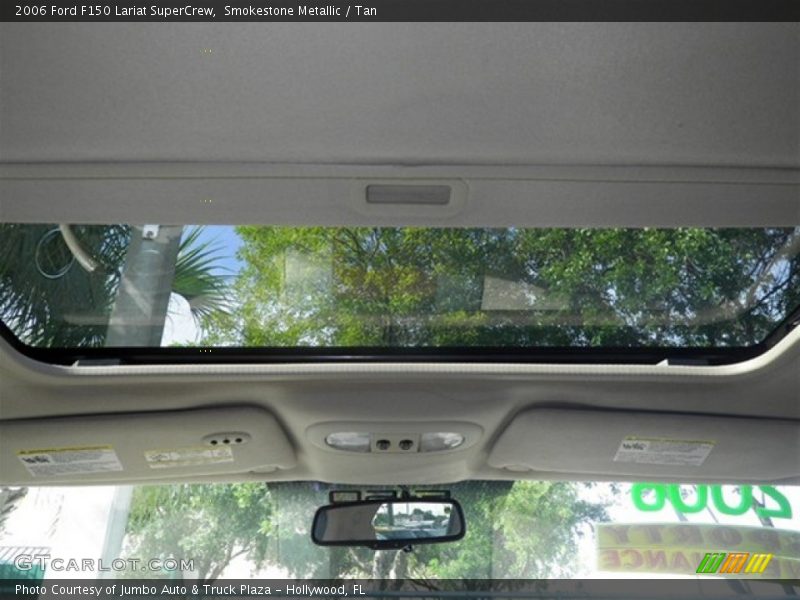 Smokestone Metallic / Tan 2006 Ford F150 Lariat SuperCrew