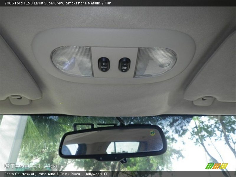 Smokestone Metallic / Tan 2006 Ford F150 Lariat SuperCrew
