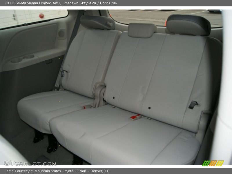 Predawn Gray Mica / Light Gray 2013 Toyota Sienna Limited AWD