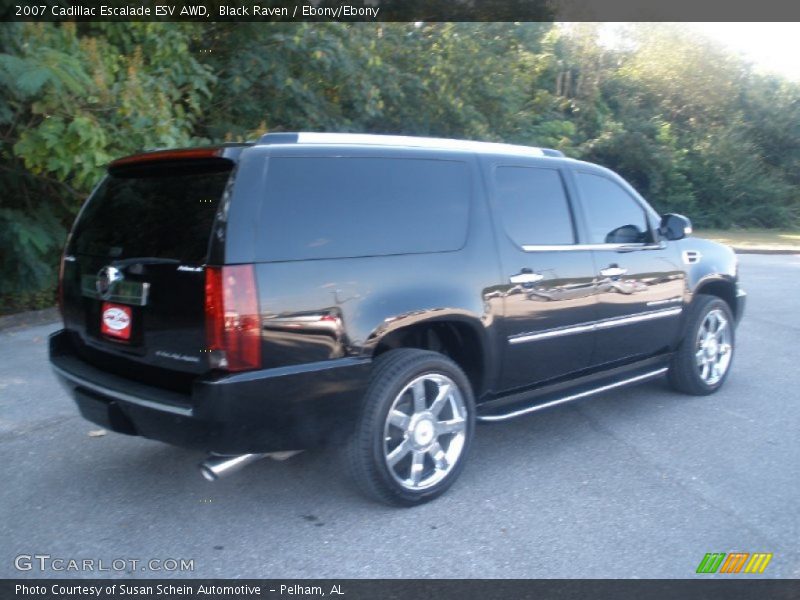 Black Raven / Ebony/Ebony 2007 Cadillac Escalade ESV AWD