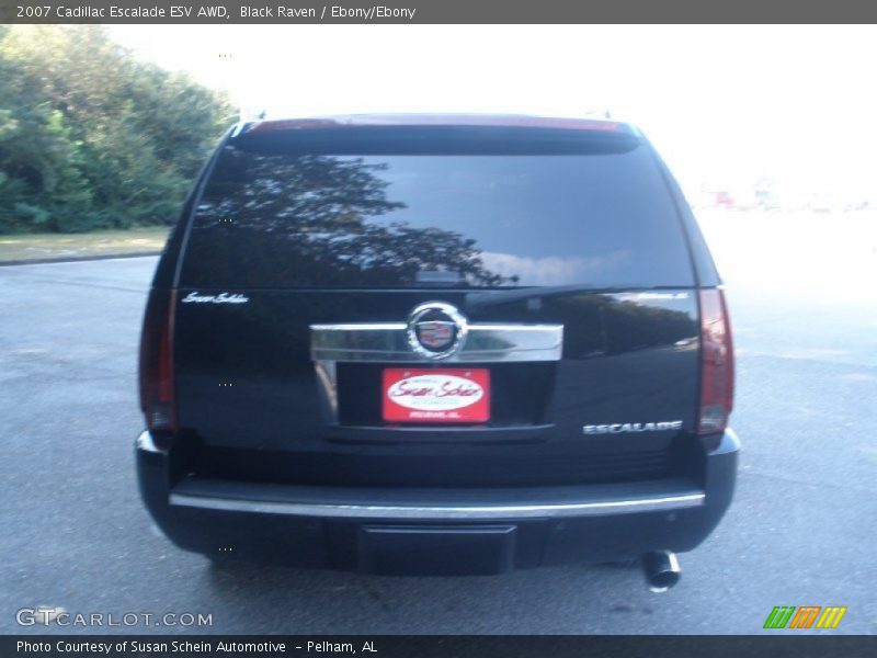 Black Raven / Ebony/Ebony 2007 Cadillac Escalade ESV AWD