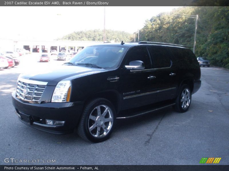 Black Raven / Ebony/Ebony 2007 Cadillac Escalade ESV AWD