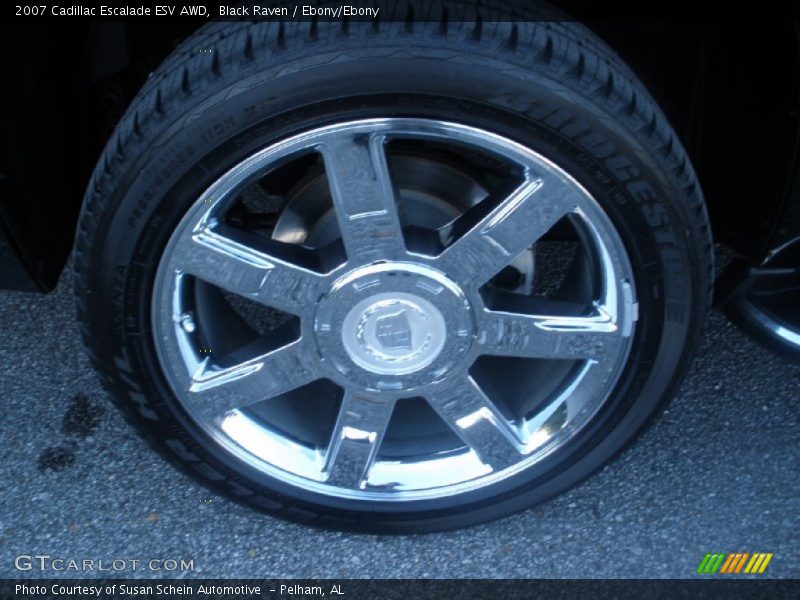 Black Raven / Ebony/Ebony 2007 Cadillac Escalade ESV AWD