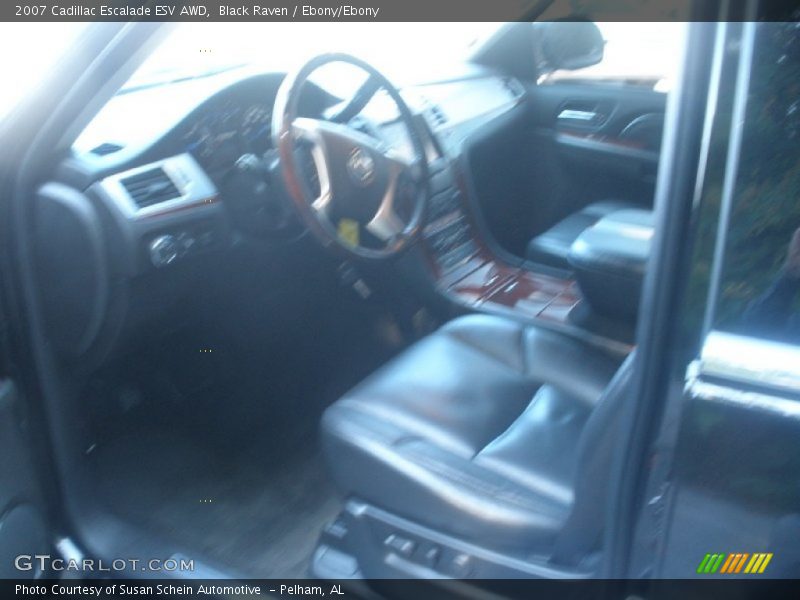 Black Raven / Ebony/Ebony 2007 Cadillac Escalade ESV AWD