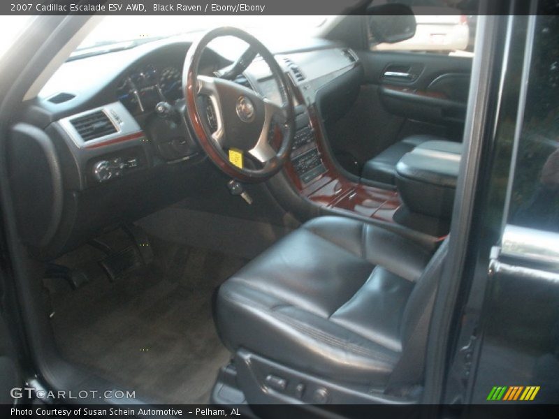 Black Raven / Ebony/Ebony 2007 Cadillac Escalade ESV AWD