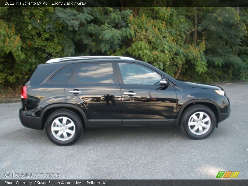 Ebony Black / Gray 2012 Kia Sorento LX V6