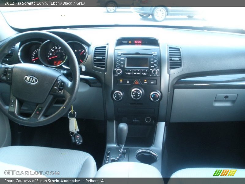 Ebony Black / Gray 2012 Kia Sorento LX V6