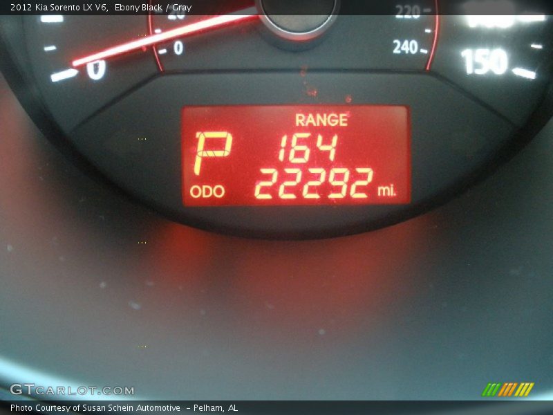 Ebony Black / Gray 2012 Kia Sorento LX V6