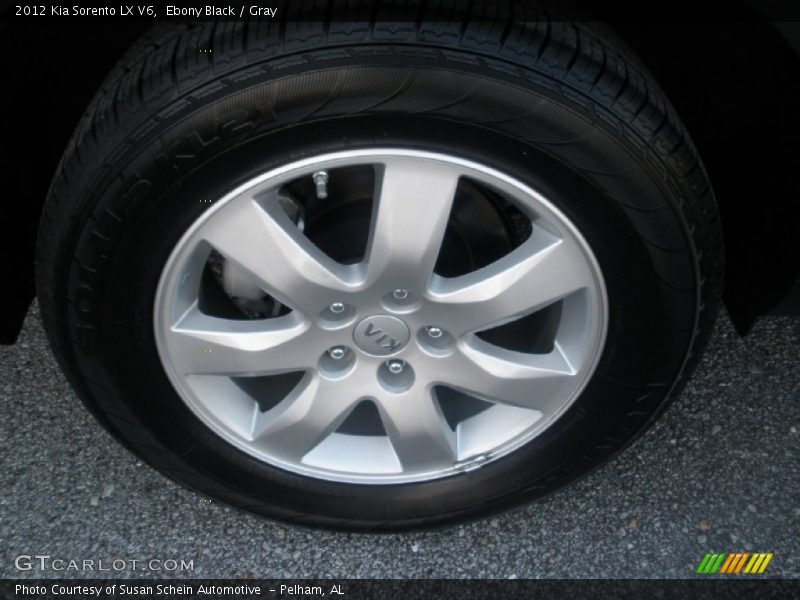 Ebony Black / Gray 2012 Kia Sorento LX V6