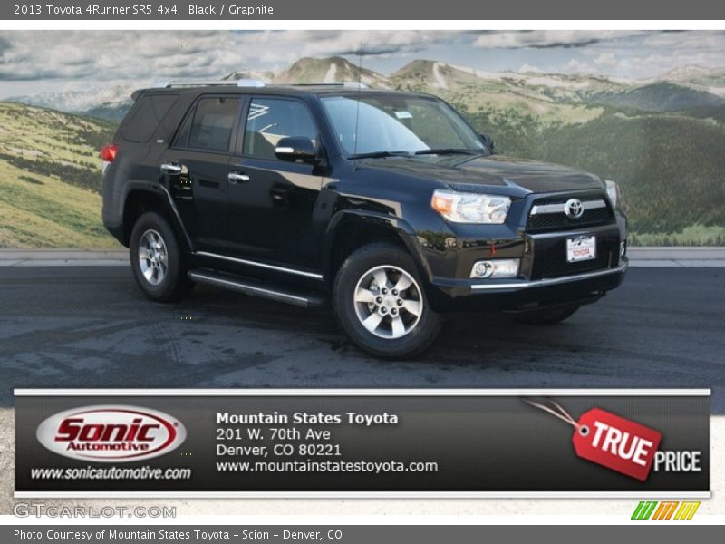 Black / Graphite 2013 Toyota 4Runner SR5 4x4