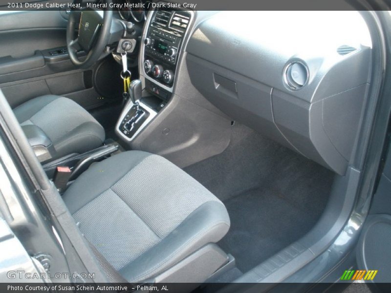 Mineral Gray Metallic / Dark Slate Gray 2011 Dodge Caliber Heat