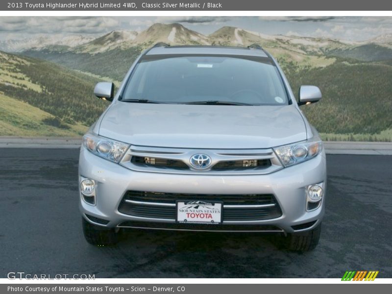 Classic Silver Metallic / Black 2013 Toyota Highlander Hybrid Limited 4WD