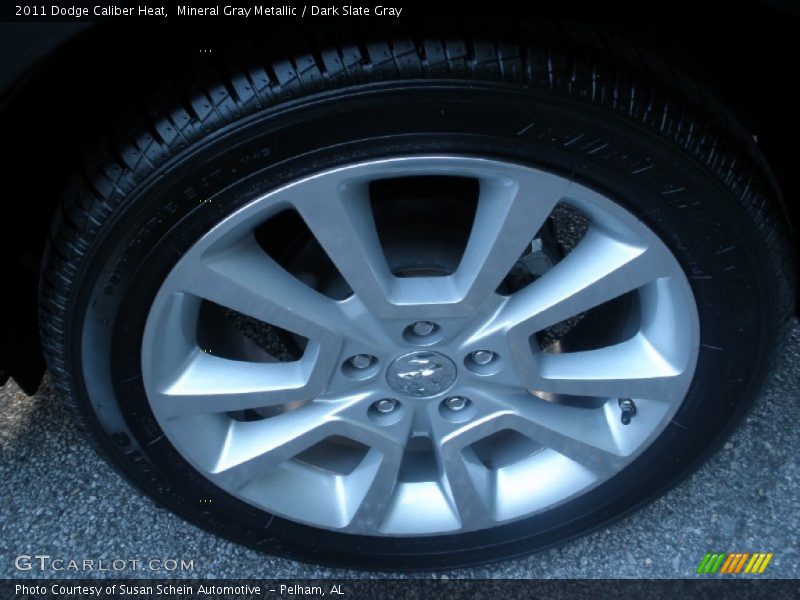 Mineral Gray Metallic / Dark Slate Gray 2011 Dodge Caliber Heat