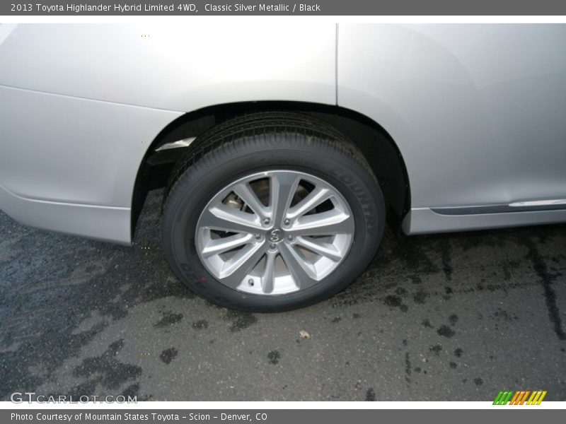 Classic Silver Metallic / Black 2013 Toyota Highlander Hybrid Limited 4WD