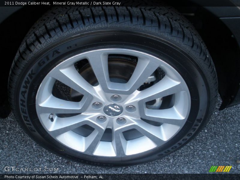 Mineral Gray Metallic / Dark Slate Gray 2011 Dodge Caliber Heat