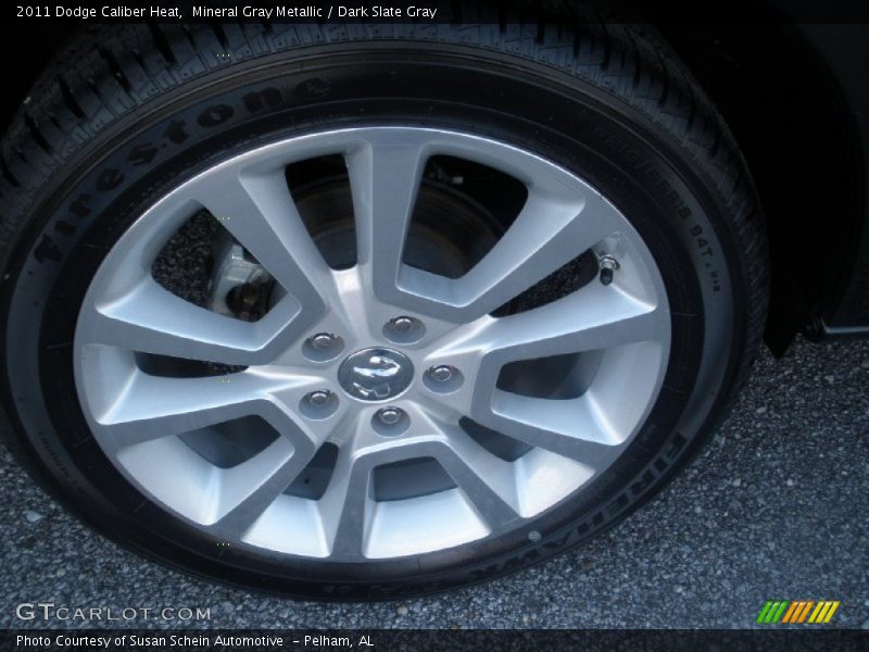 Mineral Gray Metallic / Dark Slate Gray 2011 Dodge Caliber Heat