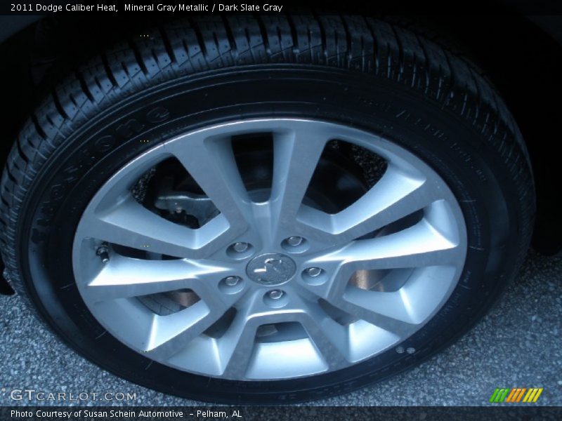 Mineral Gray Metallic / Dark Slate Gray 2011 Dodge Caliber Heat