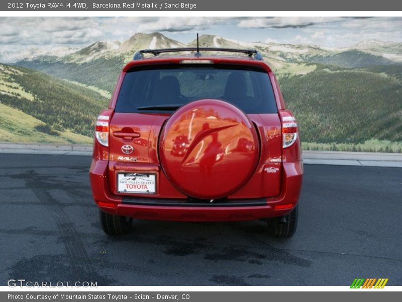 Barcelona Red Metallic / Sand Beige 2012 Toyota RAV4 I4 4WD