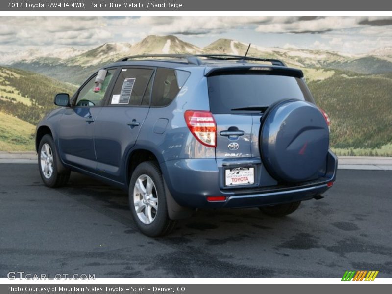 Pacific Blue Metallic / Sand Beige 2012 Toyota RAV4 I4 4WD
