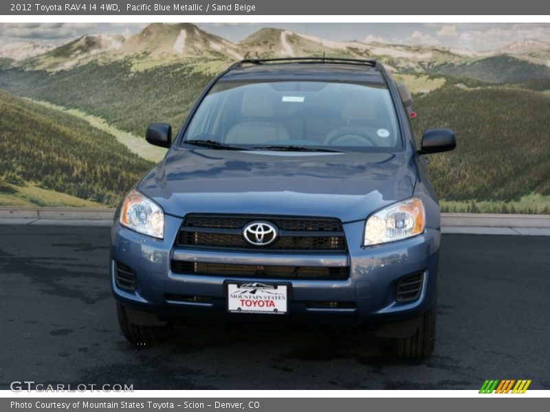 Pacific Blue Metallic / Sand Beige 2012 Toyota RAV4 I4 4WD