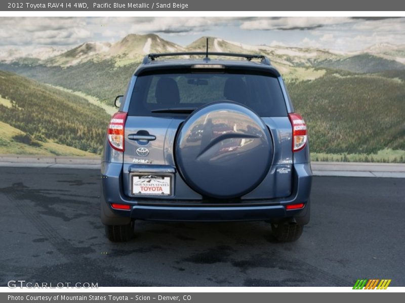 Pacific Blue Metallic / Sand Beige 2012 Toyota RAV4 I4 4WD