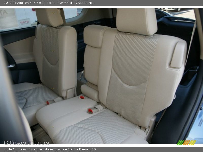 Pacific Blue Metallic / Sand Beige 2012 Toyota RAV4 I4 4WD