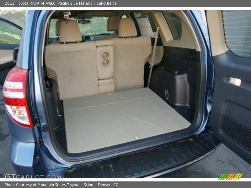 Pacific Blue Metallic / Sand Beige 2012 Toyota RAV4 I4 4WD
