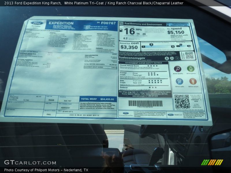  2013 Expedition King Ranch Window Sticker