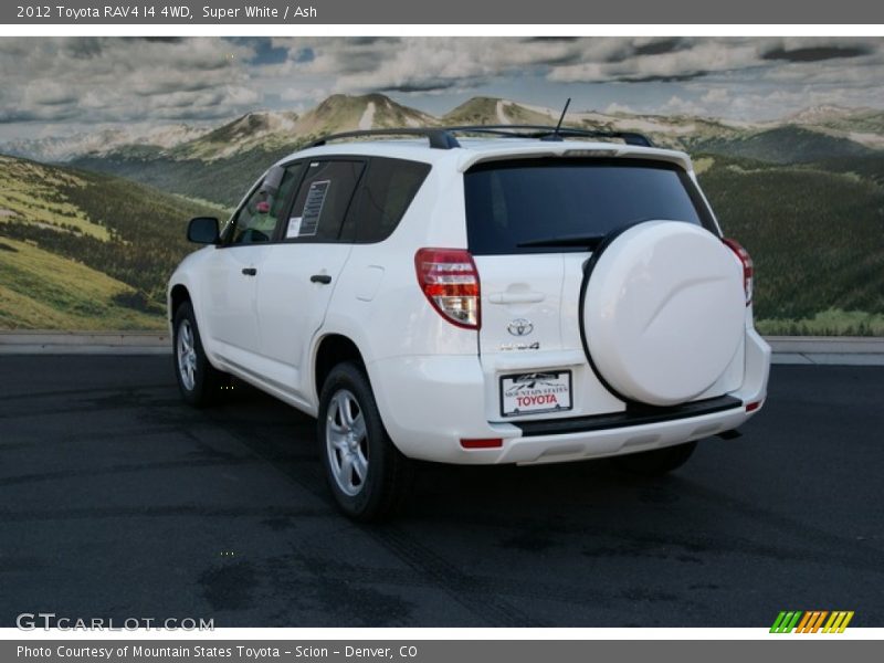 Super White / Ash 2012 Toyota RAV4 I4 4WD