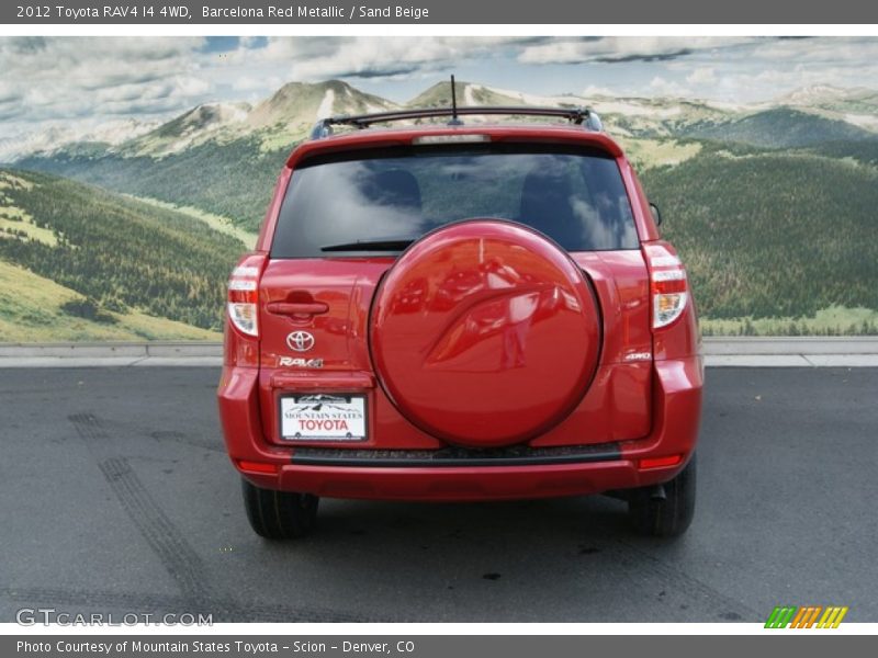 Barcelona Red Metallic / Sand Beige 2012 Toyota RAV4 I4 4WD
