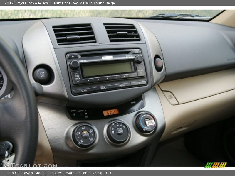 Barcelona Red Metallic / Sand Beige 2012 Toyota RAV4 I4 4WD
