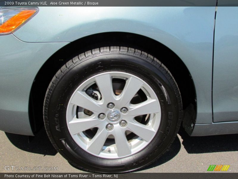 Aloe Green Metallic / Bisque 2009 Toyota Camry XLE