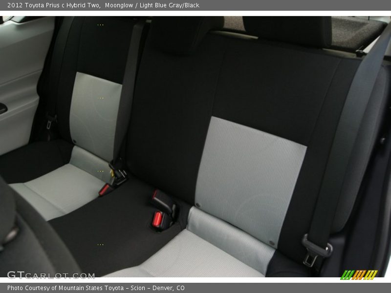 Moonglow / Light Blue Gray/Black 2012 Toyota Prius c Hybrid Two