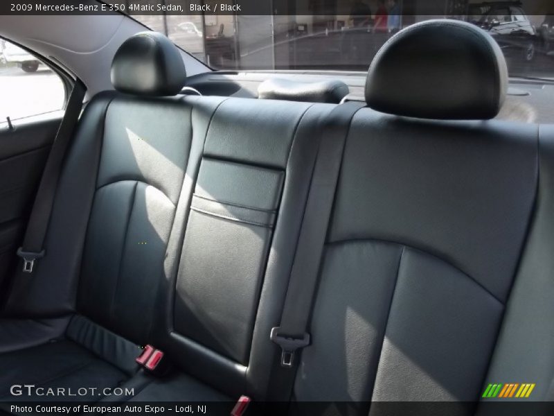 Black / Black 2009 Mercedes-Benz E 350 4Matic Sedan