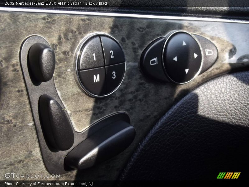 Black / Black 2009 Mercedes-Benz E 350 4Matic Sedan