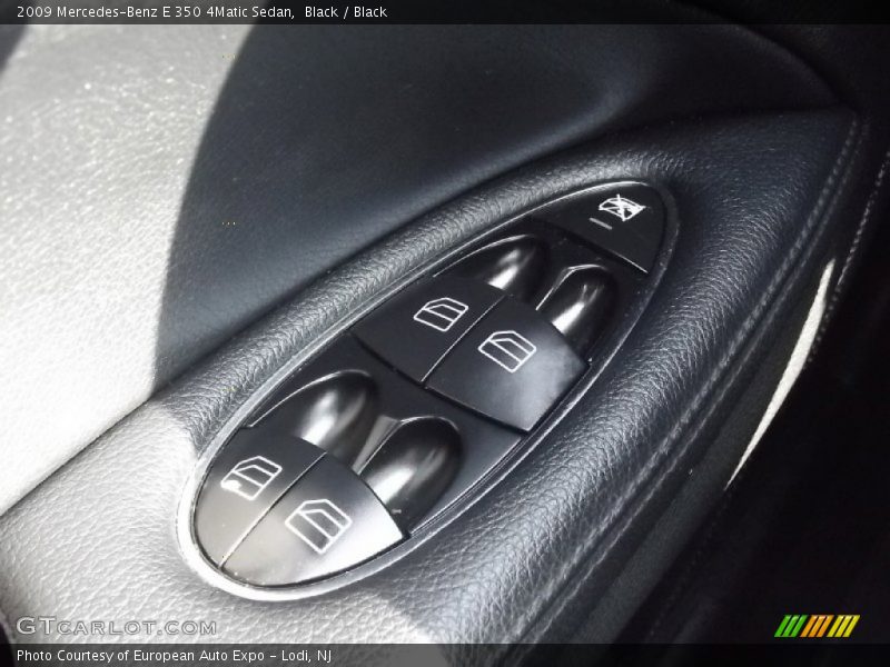 Black / Black 2009 Mercedes-Benz E 350 4Matic Sedan