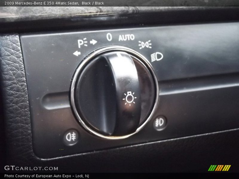 Black / Black 2009 Mercedes-Benz E 350 4Matic Sedan
