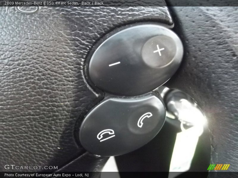 Black / Black 2009 Mercedes-Benz E 350 4Matic Sedan
