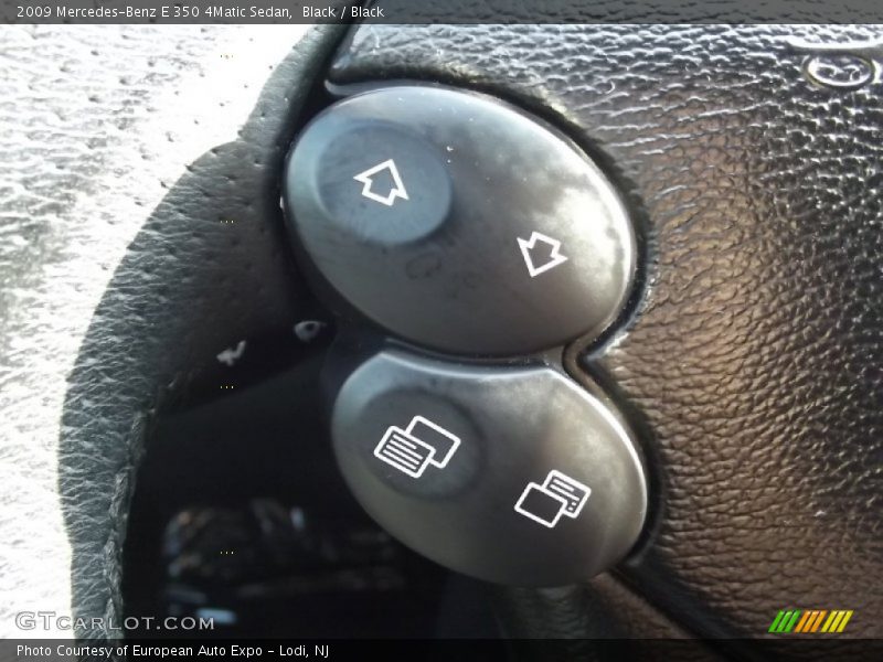 Black / Black 2009 Mercedes-Benz E 350 4Matic Sedan