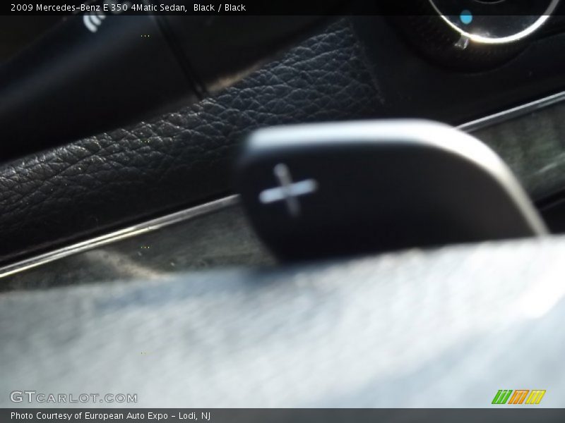 Black / Black 2009 Mercedes-Benz E 350 4Matic Sedan