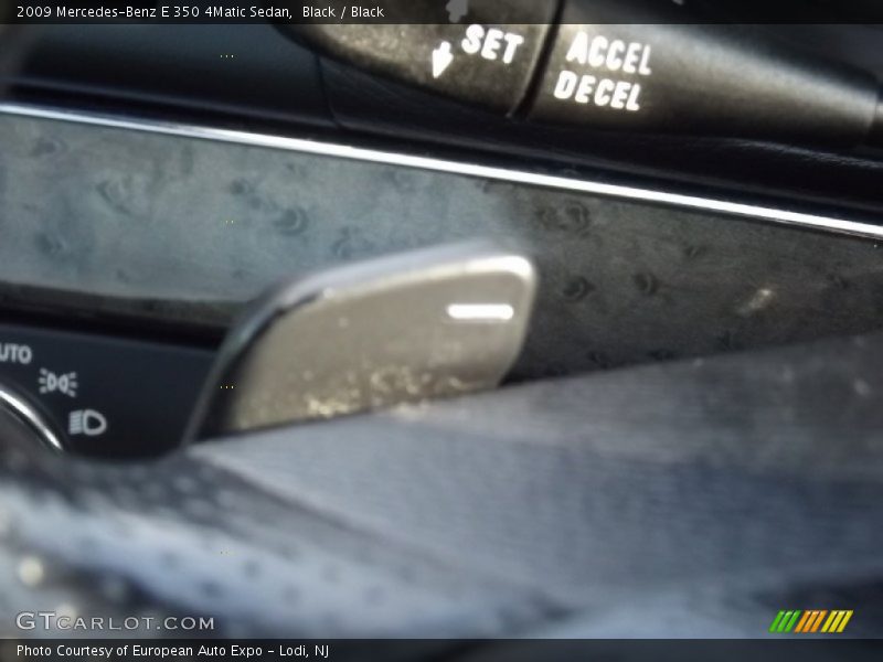 Black / Black 2009 Mercedes-Benz E 350 4Matic Sedan