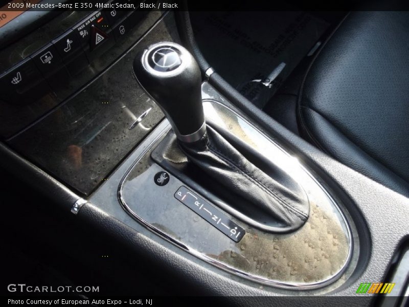Black / Black 2009 Mercedes-Benz E 350 4Matic Sedan