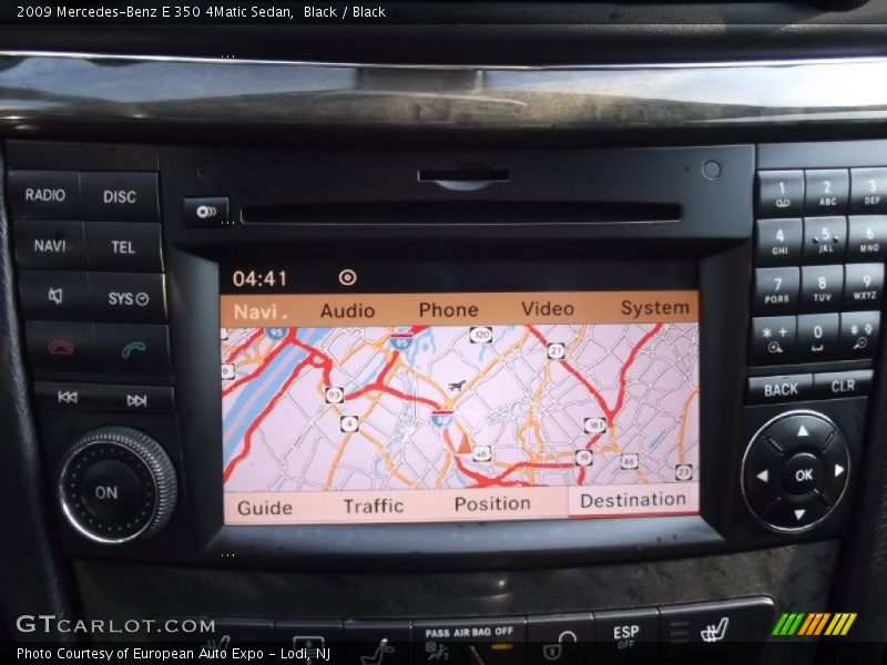 Black / Black 2009 Mercedes-Benz E 350 4Matic Sedan