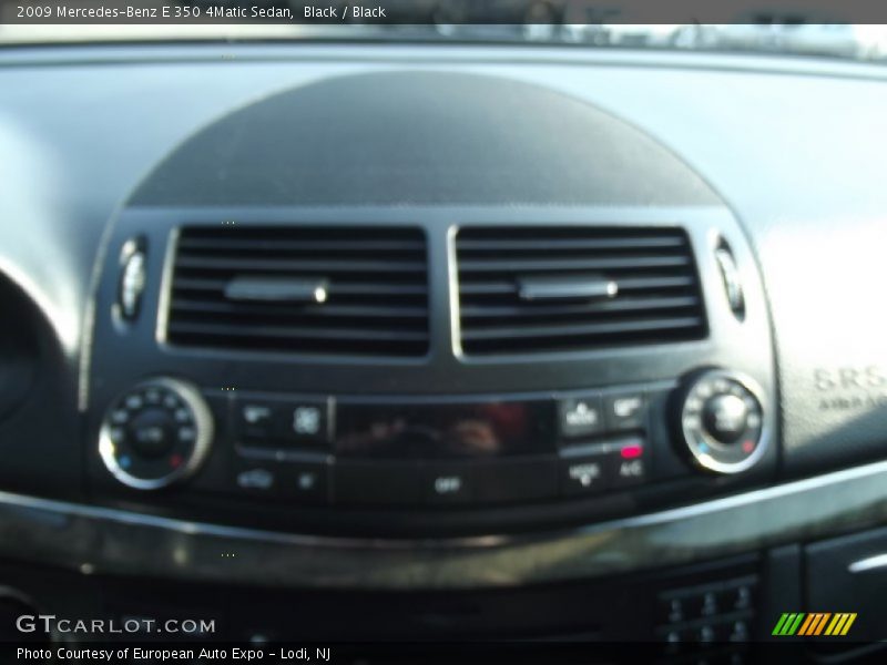 Black / Black 2009 Mercedes-Benz E 350 4Matic Sedan