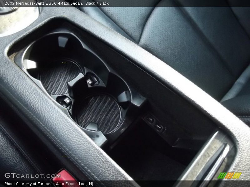 Black / Black 2009 Mercedes-Benz E 350 4Matic Sedan