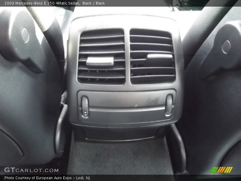 Black / Black 2009 Mercedes-Benz E 350 4Matic Sedan