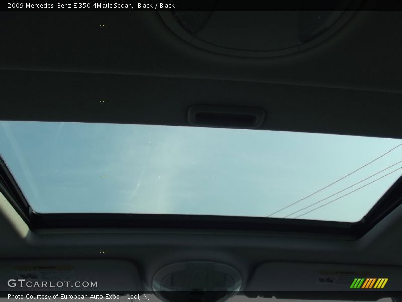 Black / Black 2009 Mercedes-Benz E 350 4Matic Sedan