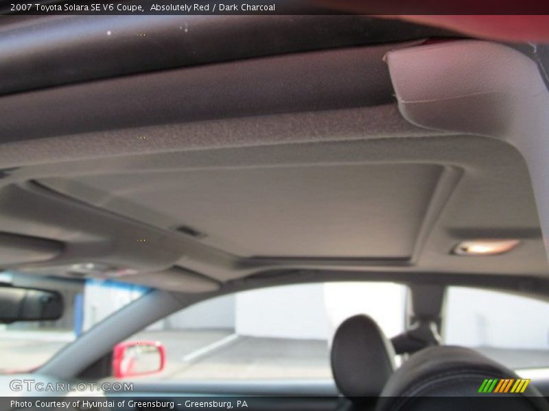 Absolutely Red / Dark Charcoal 2007 Toyota Solara SE V6 Coupe